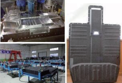 CFRT成(chéng)型多層産品(pin)新能源汽車(che)電池支架有(you)什麽優勢